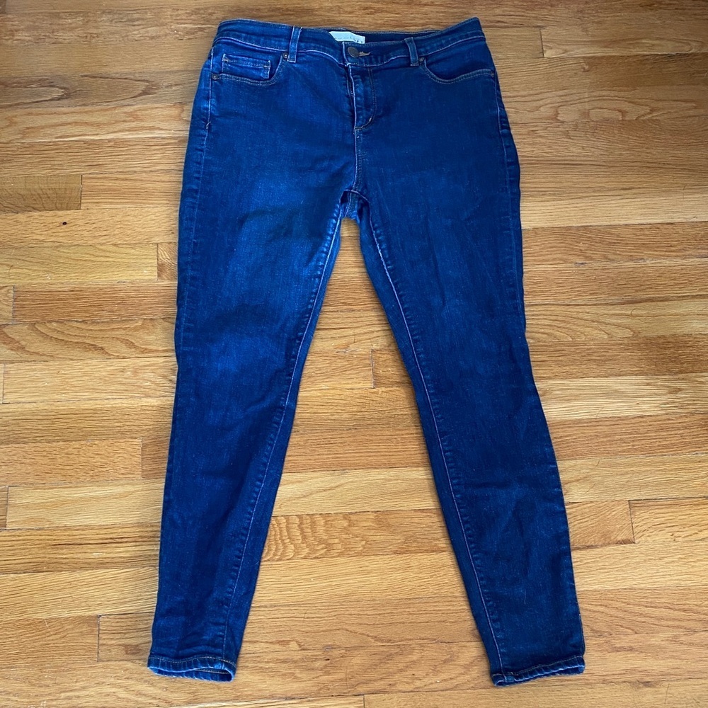 LOFT Dark Blue High Rise Women's Jeggings